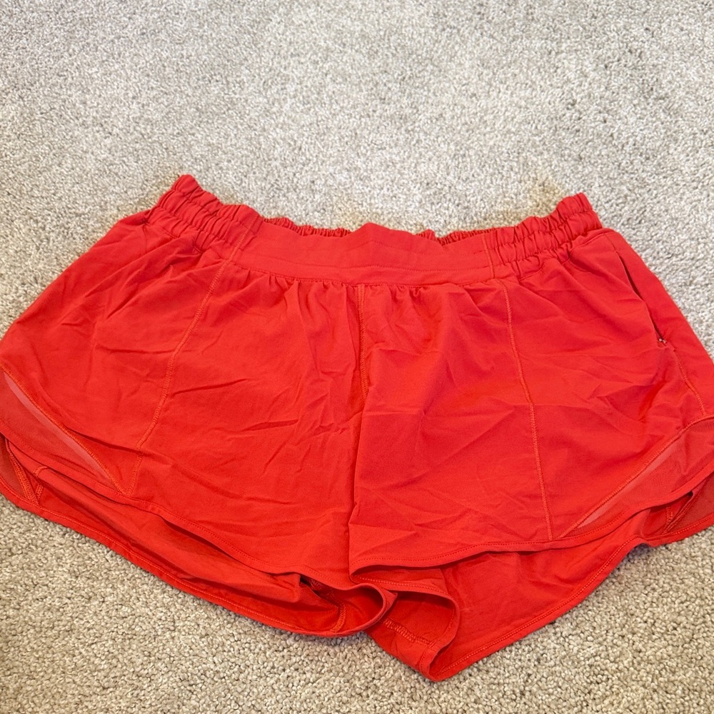 lululemon athletica Red Women’s Athletic Shorts